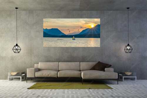 650 Meter lange Slakline über dem Silvensteinstausee - Highline - Größe ca. 200x100cm, Seitenverhältnis 2:1 - Slakline am Silvensteinstausee - weitere Infos unter https://www.kriner-weiermann.de