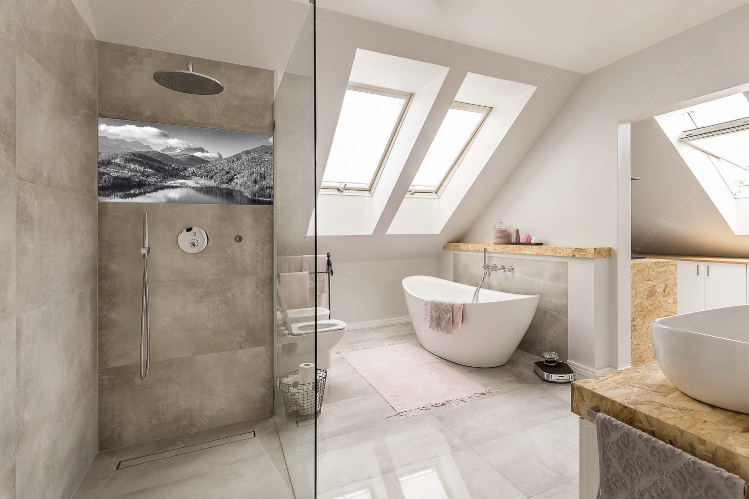 Hinterm Barmsee – Größe ca. 100x50cm, Seitenverhältnis 2:1 — Alpspitze Zugspitze und Waxenstein Erster Schnee am Barmsee mit Blick zum Zugspitzmassiv - Hinterm Barmsee - Größe ca. 100x50cm, Seitenverhältnis 2:1 - Alpspitze Zugspitze und Waxenstein - weitere Infos unter https://www.kriner-weiermann.de