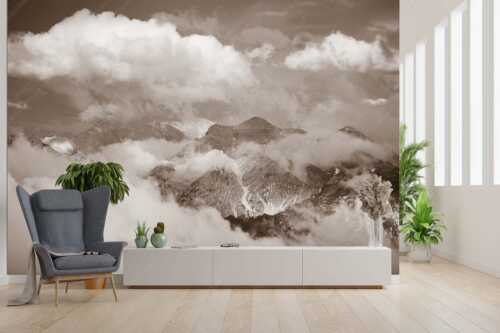 Blick vom Estergebirge hinüber zum Soierngebirge - Ihre Majestät - Größe ca. 300x200cm, Seitenverhältnis 3:2 - Wolkenstimmung mit Soiernspitze - weitere Infos unter https://www.kriner-weiermann.de