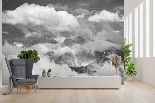 Blick vom Estergebirge hinüber zum Soierngebirge - Ihre Majestät - Größe ca. 300x200cm, Seitenverhältnis 3:2 - Wolkenstimmung mit Soiernspitze - weitere Infos unter https://www.kriner-weiermann.de