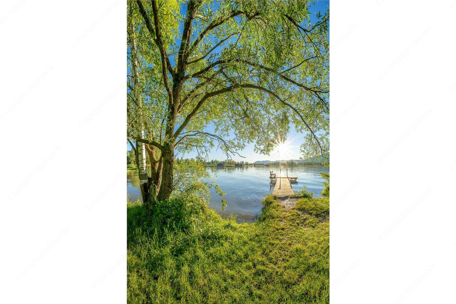 Immer wieder geht die Sonne auf – Seitenverhältnis 2:3 — Kochelsee Blick über den Kochelsee in den Sonnenaufgang