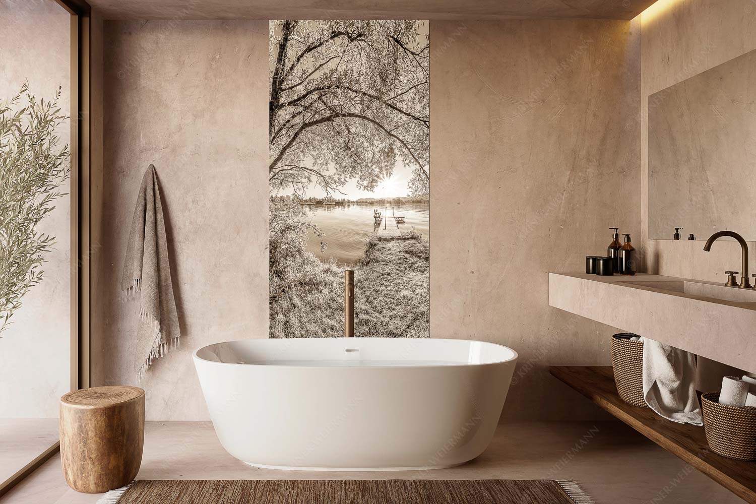 Immer wieder geht die Sonne auf – Größe ca. 100x200cm, Seitenverhältnis 1:2 — Kochelsee Blick über den Kochelsee in den Sonnenaufgang - Immer wieder geht die Sonne auf - Größe ca. 100x200cm, Seitenverhältnis 1:2 - Kochelsee - weitere Infos unter https://www.kriner-weiermann.de