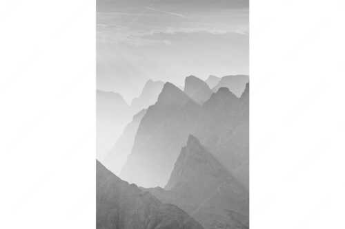 Blick über Moserkarspitze und Lalidererspitze in den Sonnenaufgang - Konturen - Seitenverhältnis 2:3 - Silhouetten im Karwendel - weitere Infos unter https://www.kriner-weiermann.de