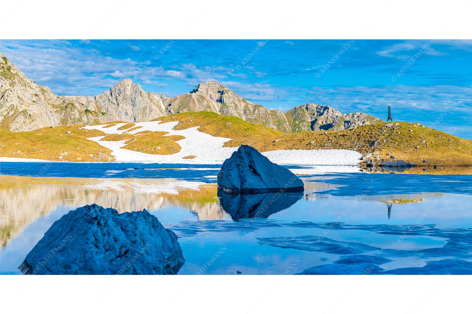 Kraftakt – Seitenverhältnis 2:1 — Handstand im Soierngebirge Morgens im Soierngebirge mit Blick zur Schöttlkarspitze