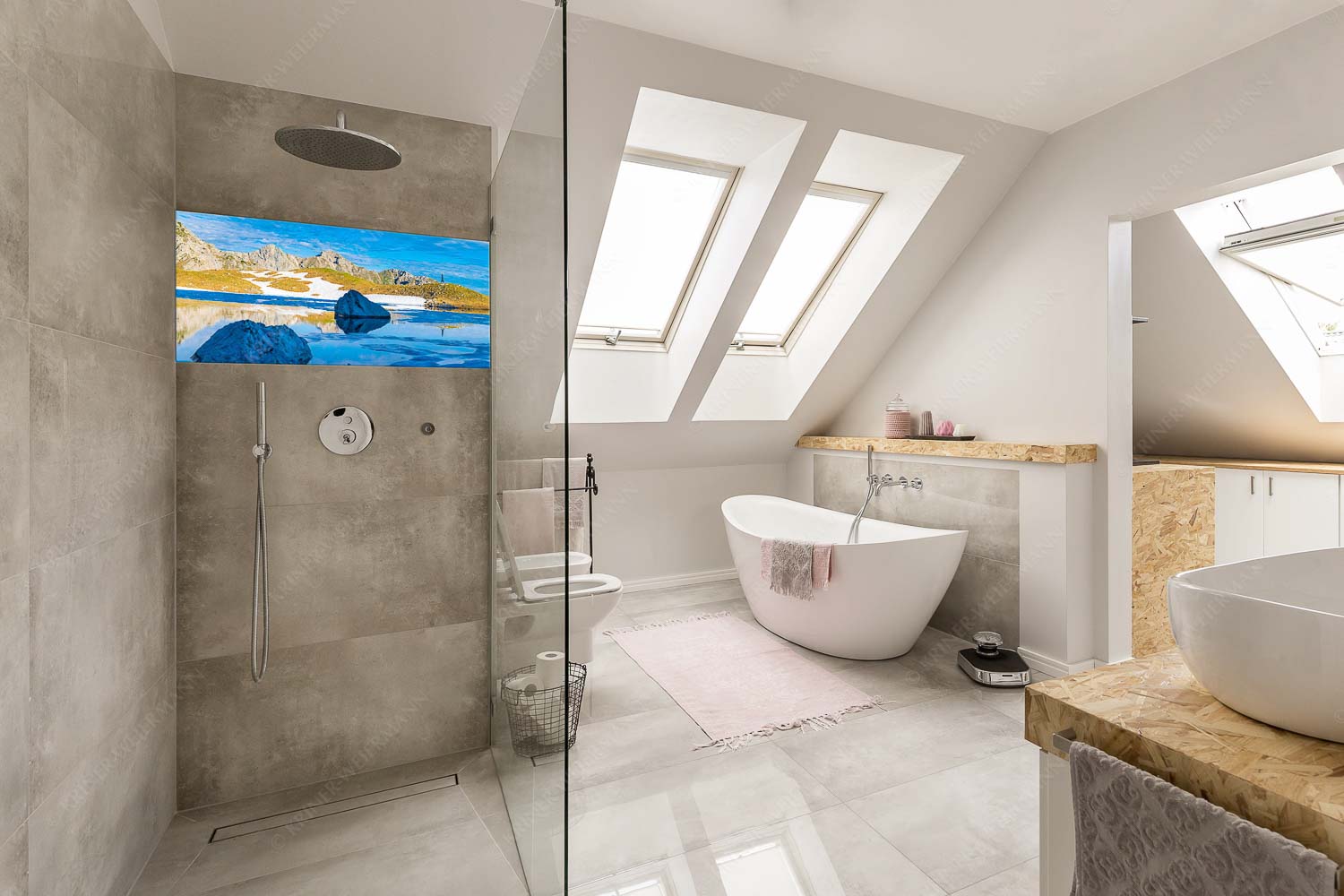 Kraftakt – Größe ca. 100x50cm, Seitenverhältnis 2:1 — Handstand im Soierngebirge Morgens im Soierngebirge mit Blick zur Schöttlkarspitze - Kraftakt - Größe ca. 100x50cm, Seitenverhältnis 2:1 - Handstand im Soierngebirge - weitere Infos unter https://www.kriner-weiermann.de