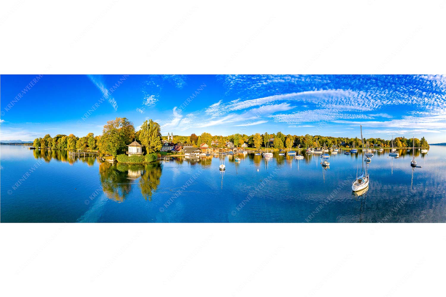 Leinen los – Seitenverhältnis 3:1 — Tutzing am Starnberger See Hafen in Tutzing am Starnberger See