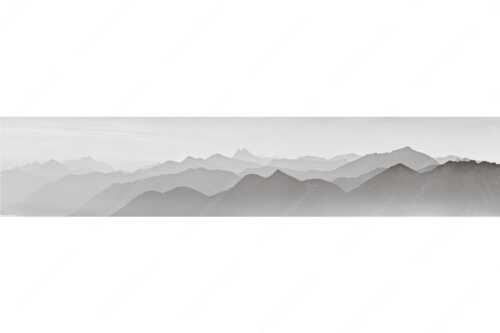 Blick über den Wank in die Morgendämmerung - Linien - Seitenverhältnis 5:1 - Silhouetten im Soierngebirge - weitere Infos unter https://www.kriner-weiermann.de