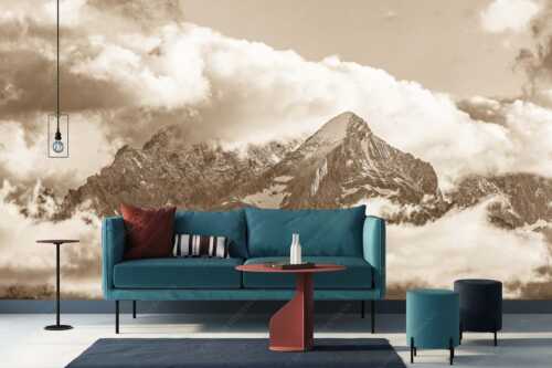 Abendstimmung an der Alpspitze - Markant - Größe ca. 400x200cm, Seitenverhältnis 2:1 - Alpspitze - weitere Infos unter https://www.kriner-weiermann.de