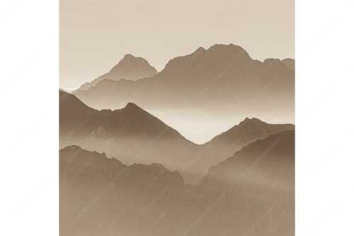 Klar und deutlich trennen sich die Bergketten von Soiern- und Karwendelgebirge - Morgenschnitt - Seitenverhältnis 1:1 - Silhouetten im Karwendel - weitere Infos unter https://www.kriner-weiermann.de