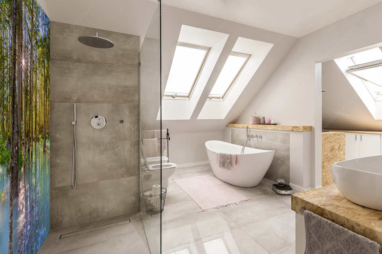 Partnachmangroven – Größe ca. 150x225cm, Seitenverhältnis 2:3 — Wald Überschwemmung Überschwemmte Waldflächen an der Partnach im Reintal im Wettersteingebirge - Partnachmangroven - Größe ca. 150x225cm, Seitenverhältnis 2:3 - Wald Überschwemmung - weitere Infos unter https://www.kriner-weiermann.de