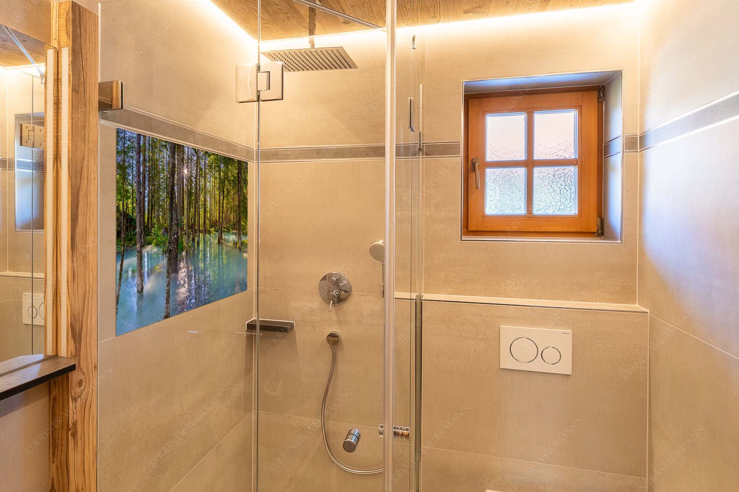 Partnachmangroven – Größe ca. 120x80cm, Seitenverhältnis 3:2 — Wald Überschwemmung Überschwemmte Waldflächen an der Partnach im Reintal im Wettersteingebirge - Partnachmangroven - Größe ca. 120x80cm, Seitenverhältnis 3:2 - Wald Überschwemmung - weitere Infos unter https://www.kriner-weiermann.de