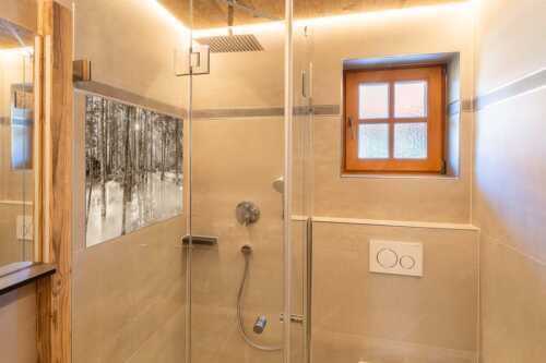 Überschwemmte Waldflächen an der Partnach im Reintal im Wettersteingebirge - Partnachmangroven - Größe ca. 120x80cm, Seitenverhältnis 3:2 - Wald Überschwemmung - weitere Infos unter https://www.kriner-weiermann.de