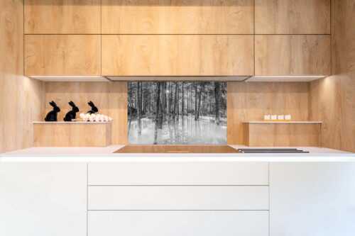 Überschwemmte Waldflächen an der Partnach im Reintal im Wettersteingebirge - Partnachmangroven - Größe ca. 90x60cm, Seitenverhältnis 3:2 - Wald Überschwemmung - weitere Infos unter https://www.kriner-weiermann.de