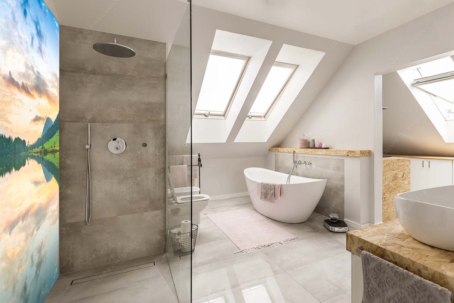 Ruhige Wasser – Größe ca. 150x225cm, Seitenverhältnis 2:3 — Geroldsee mit Wank Blick über den Geroldsee in den Sonnenuntergang am Estergebirge - Ruhige Wasser - Größe ca. 150x225cm, Seitenverhältnis 2:3 - Geroldsee mit Wank - weitere Infos unter https://www.kriner-weiermann.de