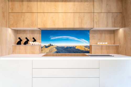 Blick von Sägezahn zur den Sonnenspitzen im Karwendelgebirge - Sägezahn - Größe ca. 120x60cm, Seitenverhältnis 2:1 - Kaltwasserkarspitze im Karwendel - weitere Infos unter https://www.kriner-weiermann.de