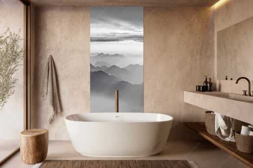 Blick von der Zugspitze über Thannheimer Berge in den Sonnenuntergang - Shining II - Größe ca. 100x200cm, Seitenverhältnis 1:2 - Grandiose Abendstimmung Zugspitze - weitere Infos unter https://www.kriner-weiermann.de