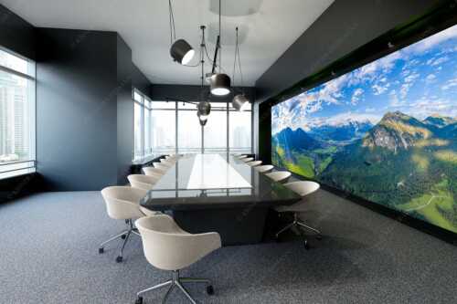 Blick über das Loisachtal und Garmisch-Partenkirchen ins Wettersteingebirge - sLoisachtal - Größe ca. 600x200cm, Seitenverhältnis 3:1 - Farchant Burgrain und Garmisch-Partenkirchen - weitere Infos unter https://www.kriner-weiermann.de