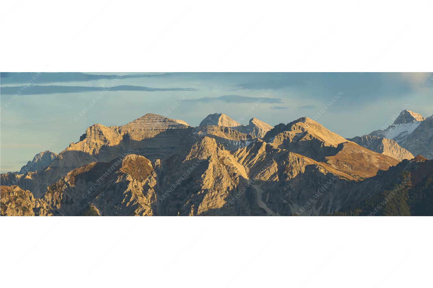 Blick ins Soiern- und Karwendelgebirge