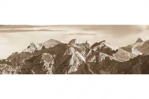 Blick ins Soiern- und Karwendelgebirge - Soiern und Karwendel - Seitenverhältnis 3:1 - Schöttlkar- und Soiernspitze - weitere Infos unter https://www.kriner-weiermann.de