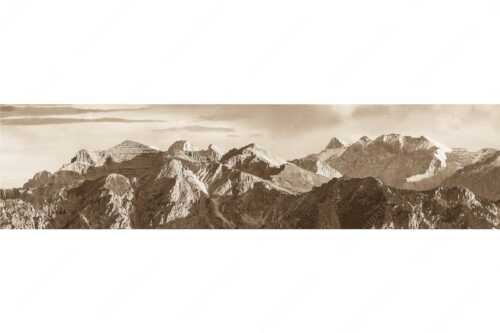 Blick ins Soiern- und Karwendelgebirge - Soiern und Karwendel - Seitenverhältnis 4:1 - Schöttlkar- und Soiernspitze - weitere Infos unter https://www.kriner-weiermann.de