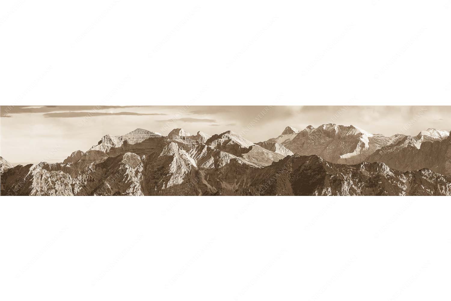 Blick ins Soiern- und Karwendelgebirge