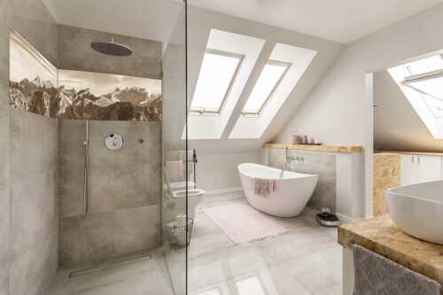 Blick ins Soiern- und Karwendelgebirge - Soiern und Karwendel - Größe ca. 240x60cm, Seitenverhältnis 4:1 - Schöttlkar- und Soiernspitze - weitere Infos unter https://www.kriner-weiermann.de