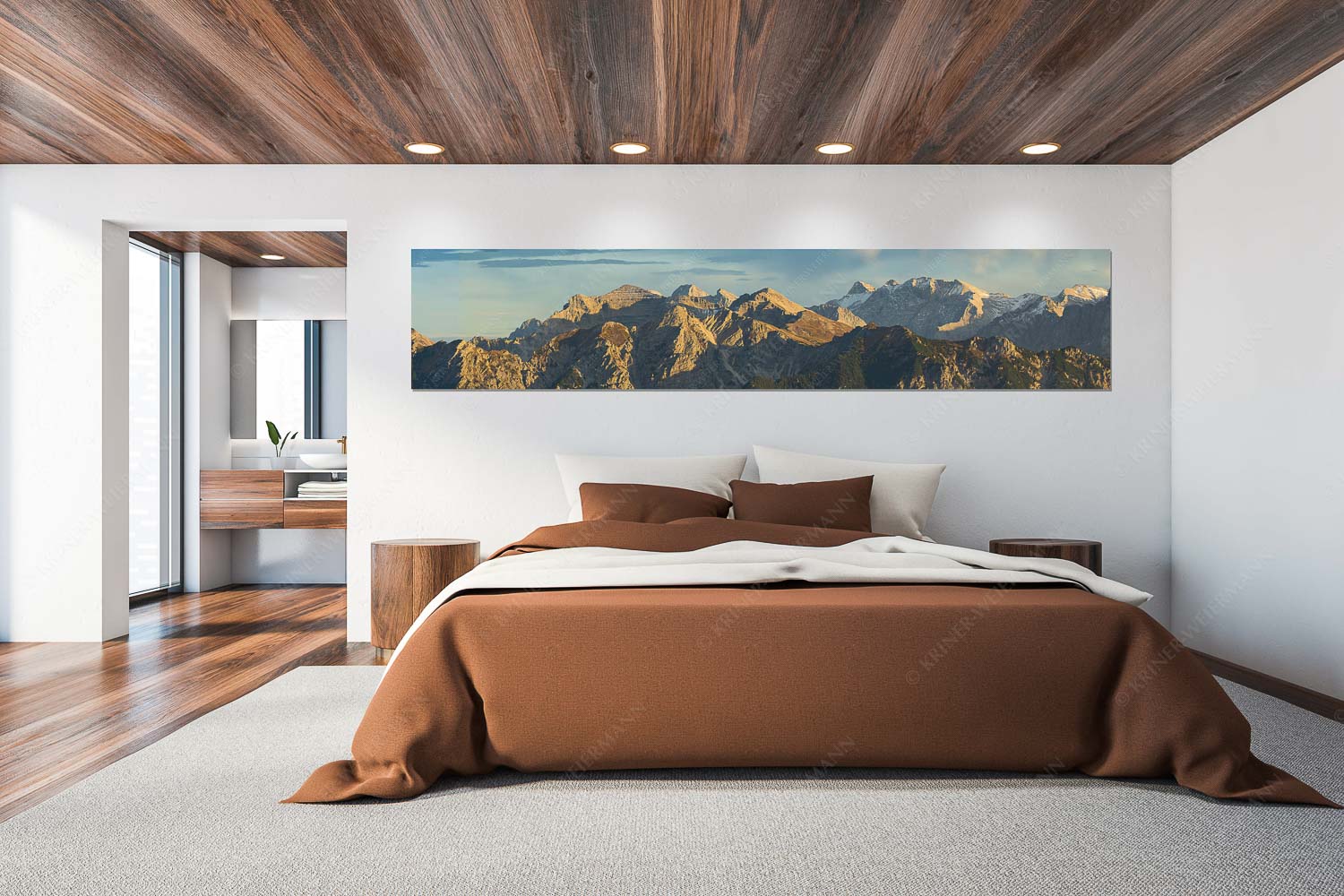 Soiern und Karwendel – Größe ca. 300x60cm, Seitenverhältnis 5:1 — Schöttlkar- und Soiernspitze Blick ins Soiern- und Karwendelgebirge - Soiern und Karwendel - Größe ca. 300x60cm, Seitenverhältnis 5:1 - Schöttlkar- und Soiernspitze - weitere Infos unter https://www.kriner-weiermann.de