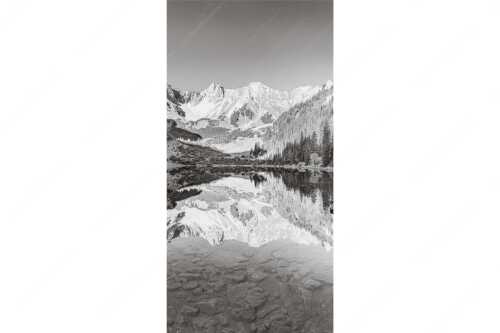 Blick über Soiernsee zur Schöttlkarspitze - Spiegelglatt - Seitenverhältnis 1:2 - Spiegelung am Soiernsee mit Schöttlkarspitze - weitere Infos unter https://www.kriner-weiermann.de