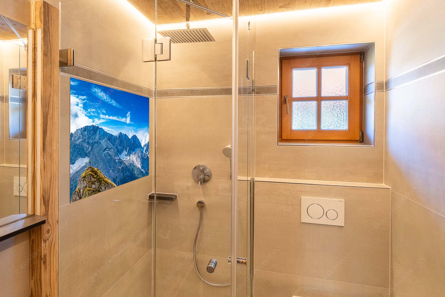 Standpunkt – Größe ca. 120x80cm, Seitenverhältnis 3:2 — Wanderer am Feldernjoch Blick vom Feldernjoch im Wetterstein auf die Mieminger Kette - Standpunkt - Größe ca. 120x80cm, Seitenverhältnis 3:2 - Wanderer am Feldernjoch - weitere Infos unter https://www.kriner-weiermann.de