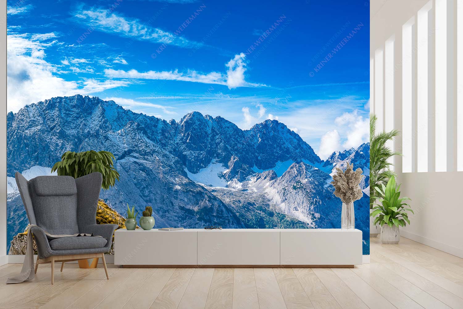 Standpunkt – Größe ca. 300x200cm, Seitenverhältnis 3:2 — Wanderer am Feldernjoch Blick vom Feldernjoch im Wetterstein auf die Mieminger Kette - Standpunkt - Größe ca. 300x200cm, Seitenverhältnis 3:2 - Wanderer am Feldernjoch - weitere Infos unter https://www.kriner-weiermann.de