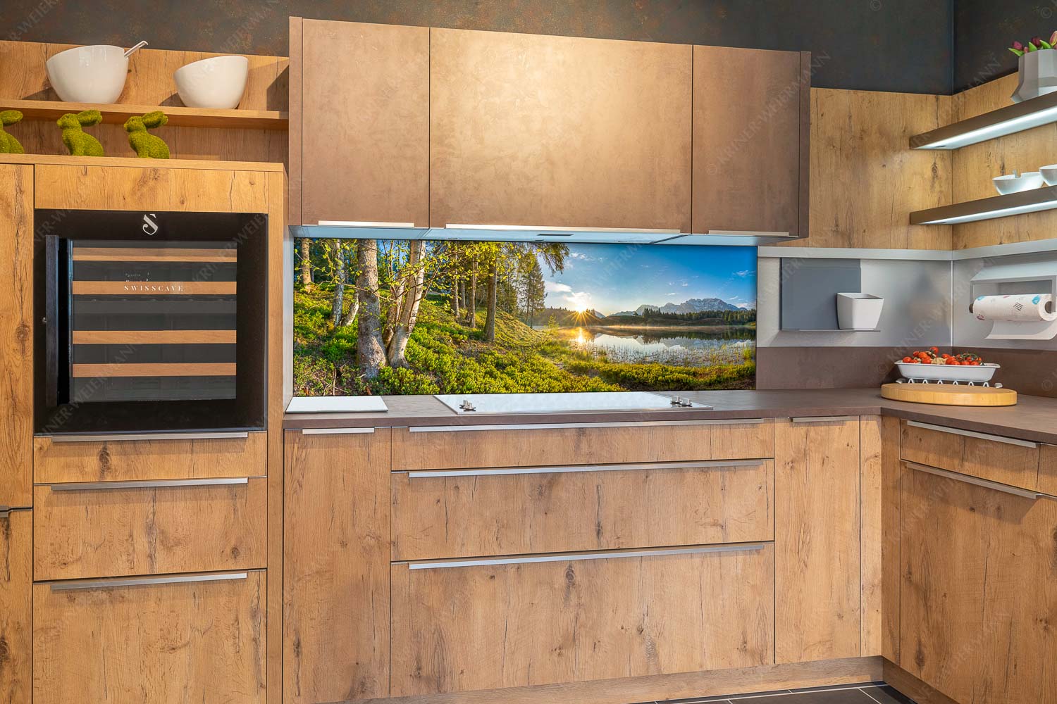 Stiller Morgen – Größe ca. 180x60cm, Seitenverhältnis 3:1 — Wildensee und Karwendel Blick über den Wildensee zum Sonnenaufgang am Soierngebirge und Karwendel - Stiller Morgen - Größe ca. 180x60cm, Seitenverhältnis 3:1 - Wildensee und Karwendel - weitere Infos unter https://www.kriner-weiermann.de