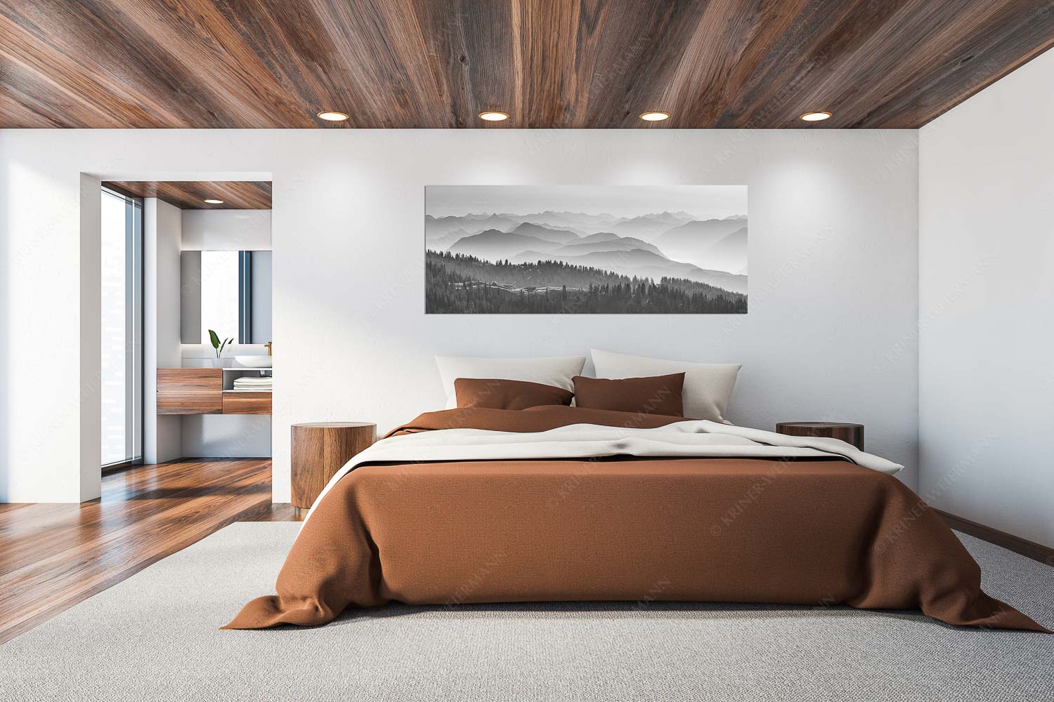Über d Oima – Größe ca. 200x80cm, Seitenverhältnis 2,5:1 — Bayerische Voralpen mit Krüner Alm Morgenstimmung bei der Krüner Alm mit Panoramablick vom Wendelstein bis Zugspitze - Über d Oima - Größe ca. 200x80cm, Seitenverhältnis 2,5:1 - Bayerische Voralpen mit Krüner Alm - weitere Infos unter https://www.kriner-weiermann.de