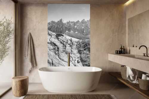 Blick über Ladizalm zu den Laliderer Nordwänden - Überm Almboden - Größe ca. 160x240cm, Seitenverhältnis 2:3 - Ladizalm im Karwendel - weitere Infos unter https://www.kriner-weiermann.de
