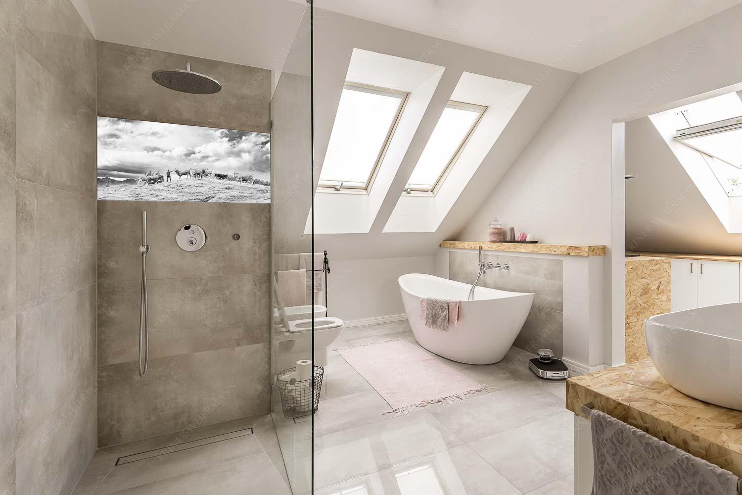 Ums Vieh schaun – Größe ca. 100x50cm, Seitenverhältnis 2:1 — Hirte im Estergebirge Hirte mit Jungvieh auf der Kuhalm im Estergebirge - Ums Vieh schaun - Größe ca. 100x50cm, Seitenverhältnis 2:1 - Hirte im Estergebirge - weitere Infos unter https://www.kriner-weiermann.de