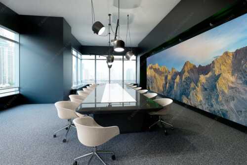 Letztes Sonnenlicht an den Wettersteinnordwänden - Wände Grate Dome - Größe ca. 600x200cm, Seitenverhältnis 3:1 - Oberreintal Wetterstein - weitere Infos unter https://www.kriner-weiermann.de