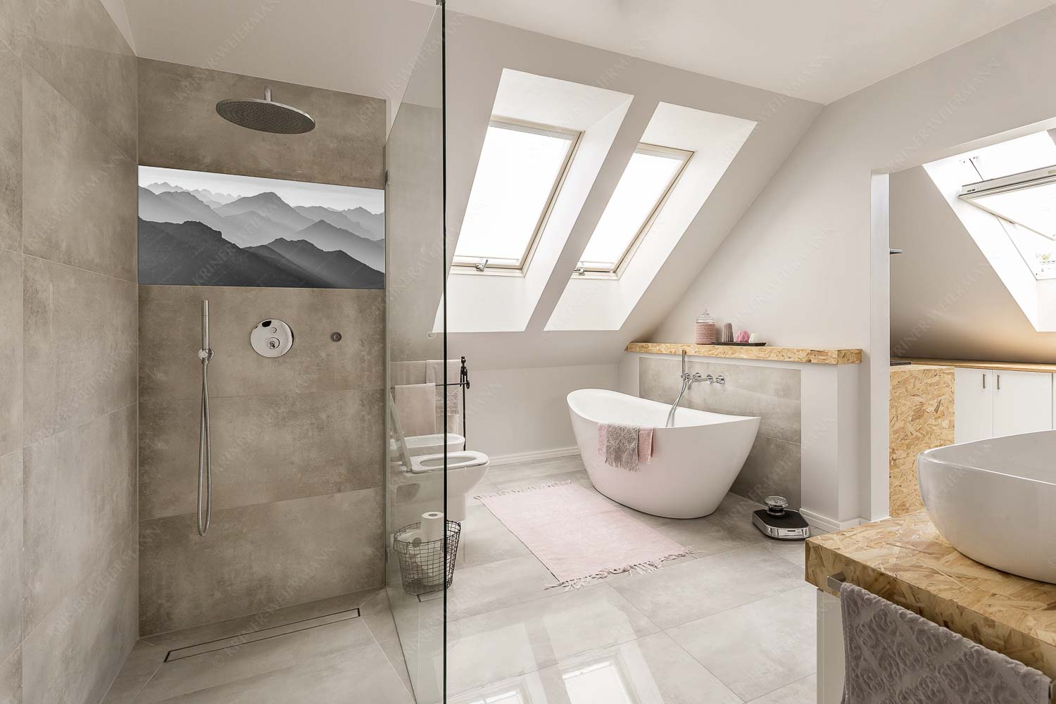 Welt der Sihouetten – Größe ca. 100x50cm, Seitenverhältnis 2: — Gipfel und Bergketten Weit schweift der Blick über das Ammergebirge bis hin zu den Allgäuer Alpen - Welt der Sihouetten - Größe ca. 100x50cm, Seitenverhältnis 2: - Gipfel und Bergketten - weitere Infos unter https://www.kriner-weiermann.de