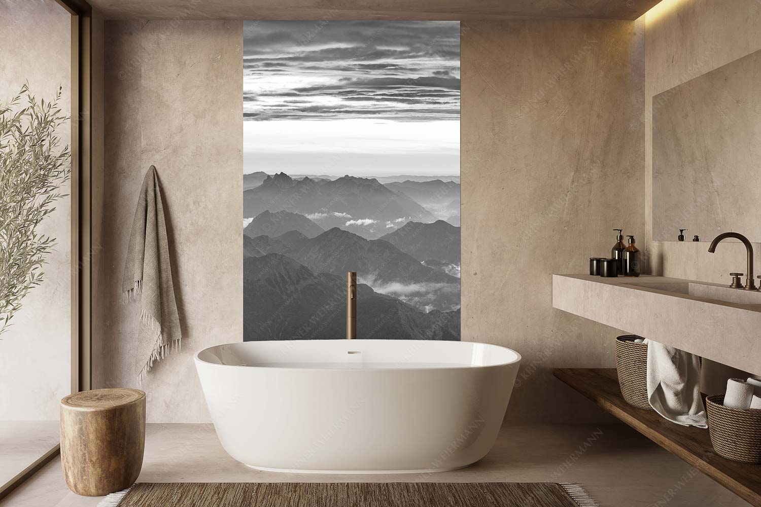 Wetterberuhigung – Größe ca. 160x240cm, Seitenverhältnis 2:3 — Zugspitze Abendstimmung Blick von der Zugspitze über Thannheimer Berge nach einem Gewitterregen - Wetterberuhigung - Größe ca. 160x240cm, Seitenverhältnis 2:3 - Zugspitze Abendstimmung - weitere Infos unter https://www.kriner-weiermann.de