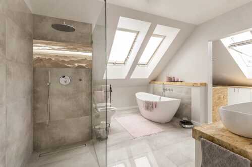 Blick von der Zugspitze über Thannheimer Berge nach einem Gewitterregen - Wetterberuhigung - Größe ca. 100x50cm, Seitenverhältnis 2:1 - Zugspitze Abendstimmung - weitere Infos unter https://www.kriner-weiermann.de