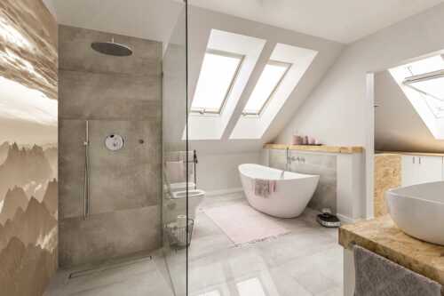 Blick von der Zugspitze über Thannheimer Berge nach einem Gewitterregen - Wetterberuhigung - Größe ca. 150x225cm, Seitenverhältnis 2:3 - Zugspitze Abendstimmung - weitere Infos unter https://www.kriner-weiermann.de