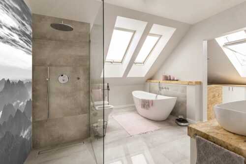 Blick von der Zugspitze über Thannheimer Berge nach einem Gewitterregen - Wetterberuhigung - Größe ca. 150x225cm, Seitenverhältnis 2:3 - Zugspitze Abendstimmung - weitere Infos unter https://www.kriner-weiermann.de