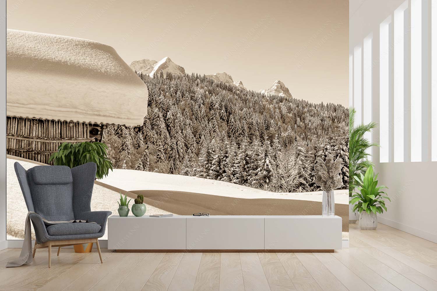 Winter satt – Größe ca. 300x200cm, Seitenverhältnis 3:2 — viel Schnee Stadel mit Zugspitze Wiesmahdstadel mit Stanker und viel Schnee mit Alpspitze, Zugspitze und Waxenstein im Hintergrund - Winter satt - Größe ca. 300x200cm, Seitenverhältnis 3:2 - viel Schnee Stadel mit Zugspitze - weitere Infos unter https://www.kriner-weiermann.de