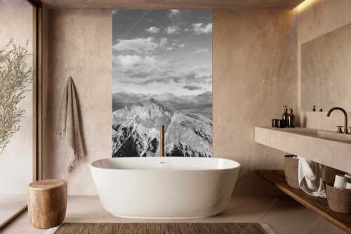 Blick über das Karwendeltal zur Pleisenspitze im Karwendelgebirge - Zwischen den Tälern - Größe ca. 160x240cm, Seitenverhältnis 2:3 - Pleisenspitze im Karwendel - weitere Infos unter https://www.kriner-weiermann.de