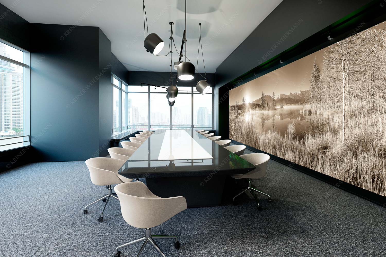 Am Barmsee – Größe ca. 600x200cm, Seitenverhältnis 3:1 — Karwendelblick Sonnenaufgang am Barmsee mit Blick zum Karwendelgebirge - Am Barmsee - Größe ca. 600x200cm, Seitenverhältnis 3:1 - Karwendelblick - weitere Infos unter https://www.kriner-weiermann.de