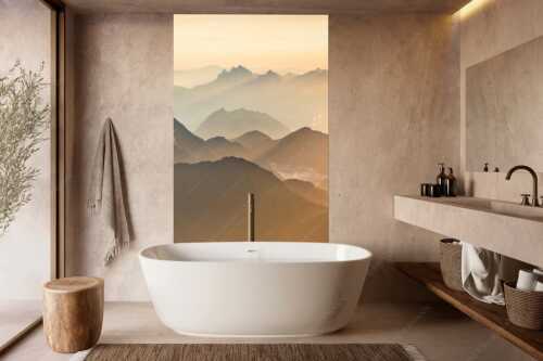 Mittsommerlicher Sonnenuntergang von der Zugspitze - Atemlos II - Wandbild - Größe ca. 160x240cm, Seitenverhältnis 2:3 - Zugspitze Sonnenuntergang - weitere Infos unter https://www.kriner-weiermann.de