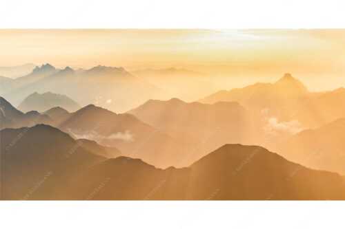 Mittsommerlicher Sonnenuntergang von der Zugspitze - Atemlos - Seitenverhältnis 2:1 - Zugspitze Sonnenuntergang - weitere Infos unter https://www.kriner-weiermann.de