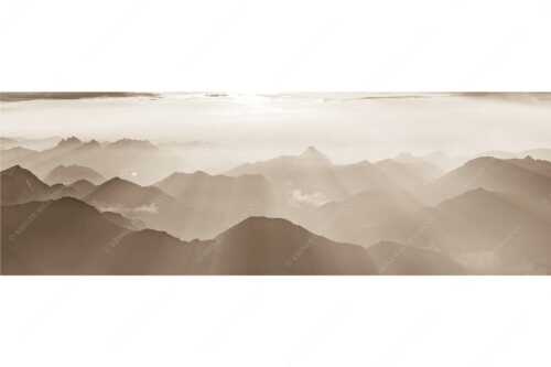 Mittsommerlicher Sonnenuntergang von der Zugspitze - Atemlos - Seitenverhältnis 3:1 - Zugspitze Sonnenuntergang - weitere Infos unter https://www.kriner-weiermann.de