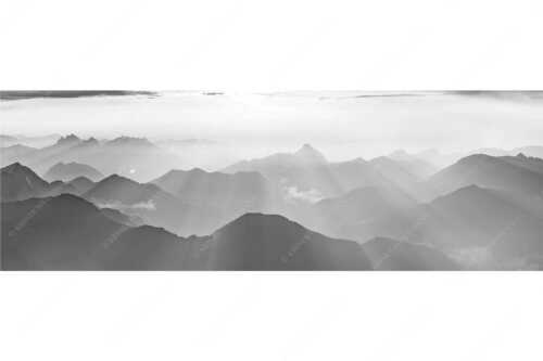 Mittsommerlicher Sonnenuntergang von der Zugspitze - Atemlos - Seitenverhältnis 3:1 - Zugspitze Sonnenuntergang - weitere Infos unter https://www.kriner-weiermann.de