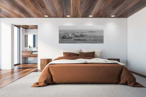 Der Blick von der Zugspitze auf das Estergebirge das wie Inseln aus dem Nebel ragt - Atlantis - Größe ca. 200x80cm, Seitenverhältnis 2,5:1 - Estergebirge im Nebelmeer - weitere Infos unter https://www.kriner-weiermann.de
