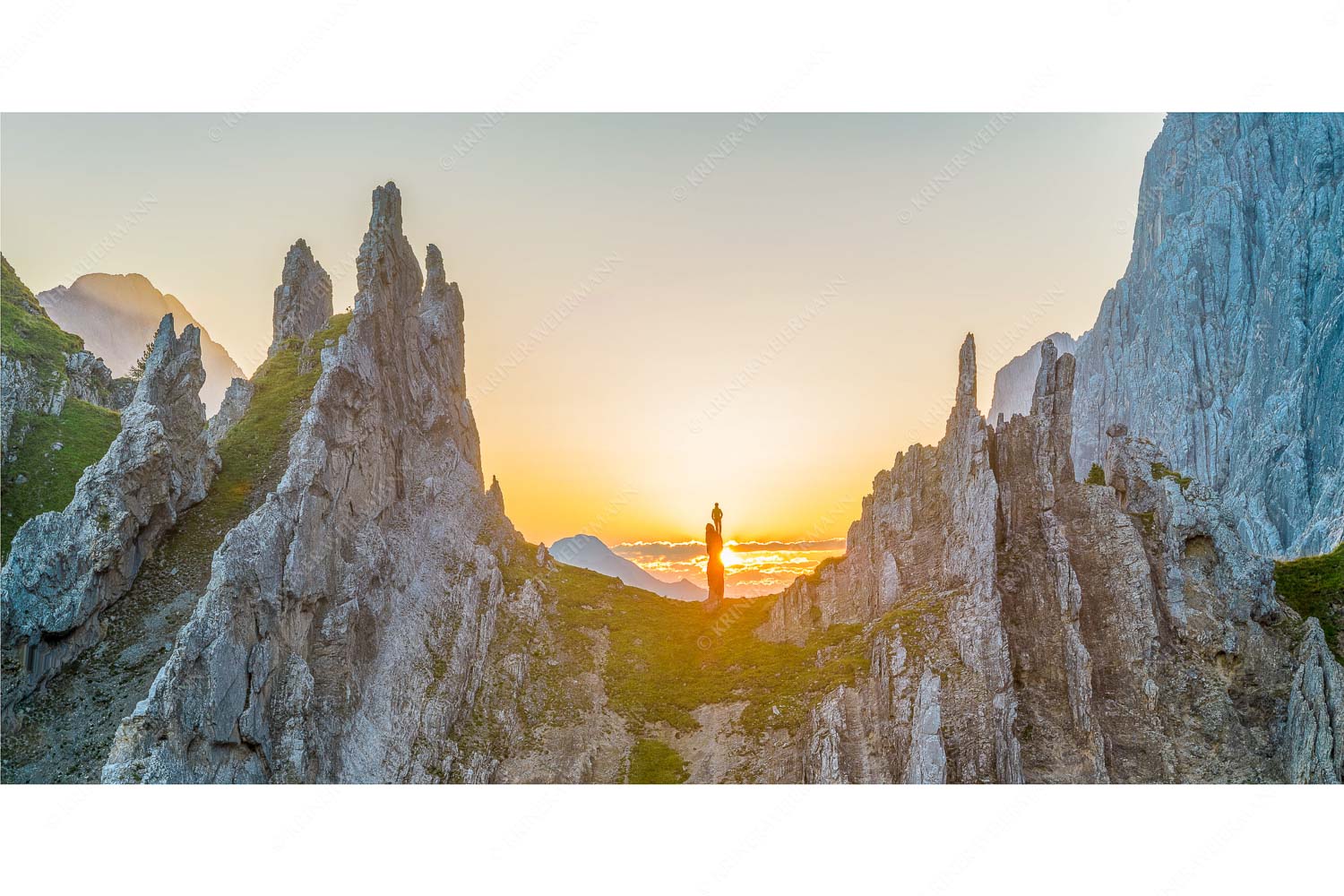 Sonnenaufgang im Halleranger im Karwendelgebirge