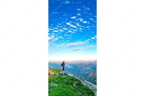 Blick vom Schafreuter auf den Karwendelhauptkamm - Bellvedere - Seitenverhältnis 1:2 - Schafreiter Wolkenstimmung im Karwendel - weitere Infos unter https://www.kriner-weiermann.de